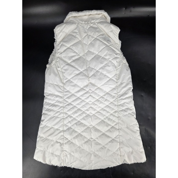 The North Face Reversible Sherpa Full Zip Vest White Women's Size XS - Picture 6 of 11